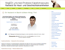 Tablet Screenshot of hautarzt-kufstein.com